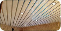 Реечный алюминиевый потолок Бард ППР-084 цвет старый дуб (0606) готовый комплект