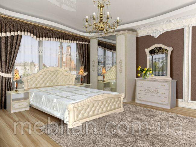 Спальня Венеція нова беж комплект 4Д, фото 1