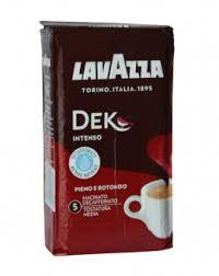 Італійська кава без кофеїну Lavazza Decaffeinato Gusto Intenso, 250 г для турки, кавомашини, кавоварки