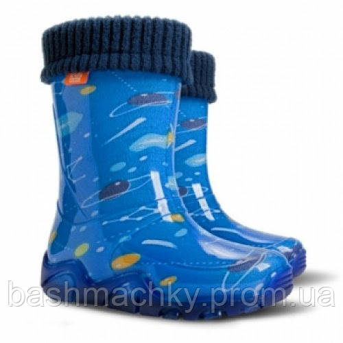 Дитячі гумові чоботи DEMAR STORMIC LUX PRINT - Космос 26-27р.