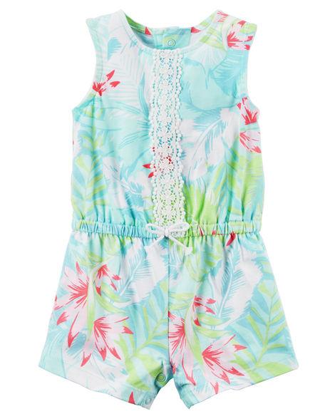 Комбинезон ромпер гавайский  Carters для девочки