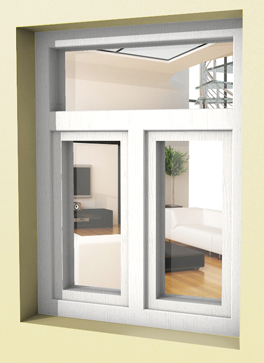 Вікно металопластикове Т-подібне у сталінку сталинку Рехау Rehau 70, фото 1