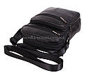 Чоловіча шкіряна сумка SW8011 чорна, фото 7