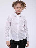 Блуза школьная для девочки натуральный хлопок Размер 128