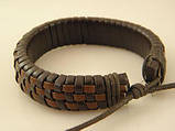 Браслет шкіряний Shaman.Коричневий, фото 2
