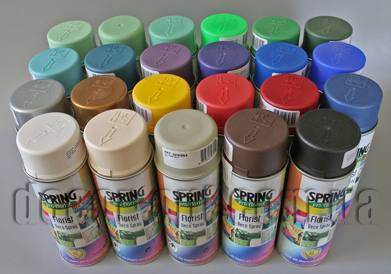 Краска для живых цветов Florist Deco Spray 400мл - фото 2 - id-p556100203