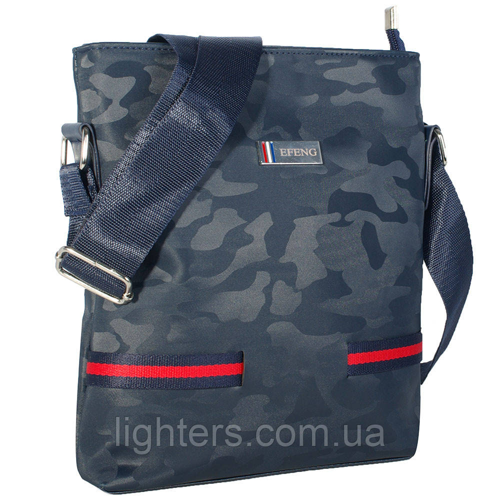 Сумка чоловіча Effeng через плече синя 54258, фото 1