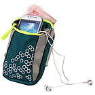 Спортивна сумка для смартфона на руку Tanluhu смарагд, фото 3