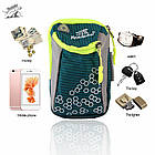 Спортивна сумка для смартфона на руку Tanluhu смарагд, фото 5