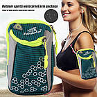 Спортивна сумка для смартфона на руку Tanluhu смарагд, фото 10