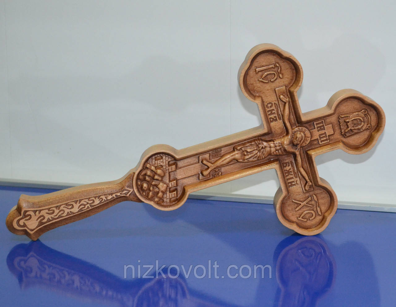 Православный крест с ручкой (190х395х36) - фото 2 - id-p27428775
