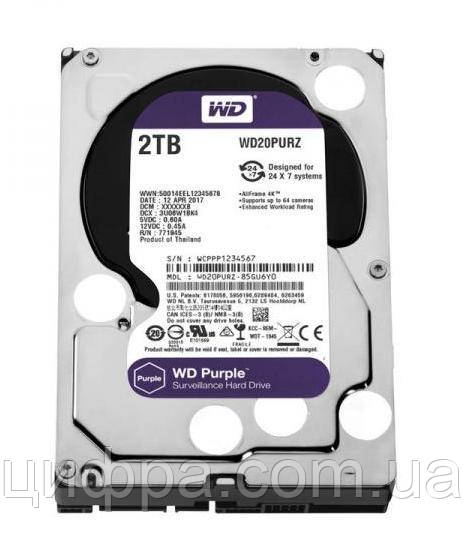 Жёсткий диск Western Digital WD20PURZ 2Tb