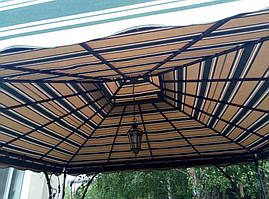 тент на покупную беседку