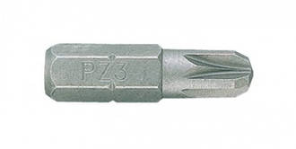 Біта PZ позидрайв 1/4" No1 25 мм