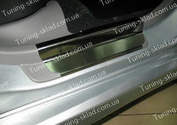 Накладки на пороги Subaru Forester 2 (накладки порогів Субару Форестер 2)