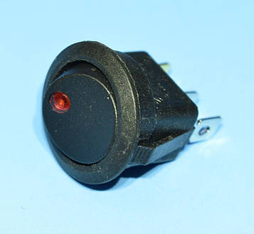 Вимикач 12В KCD1-101EN-8 (IRS-101-8C) червона крапка 1-група ON-OFF Daier