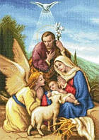 Вишивка бісером "Різдво Христове" (96x65см) повна зашивка, лики вишиваються