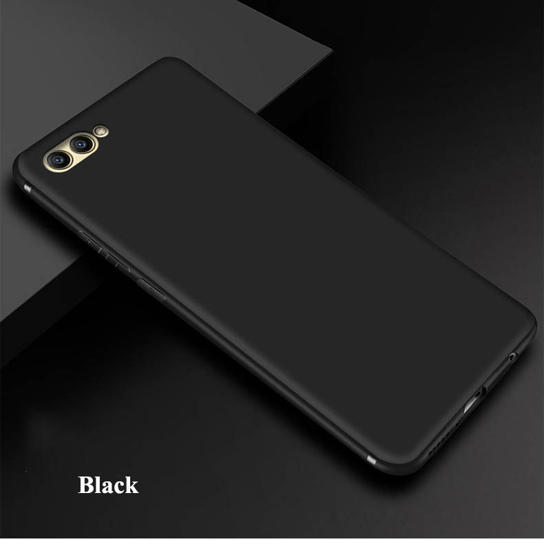 

Тонкий матовый чехол для Honor V10 / View 10, Черный
