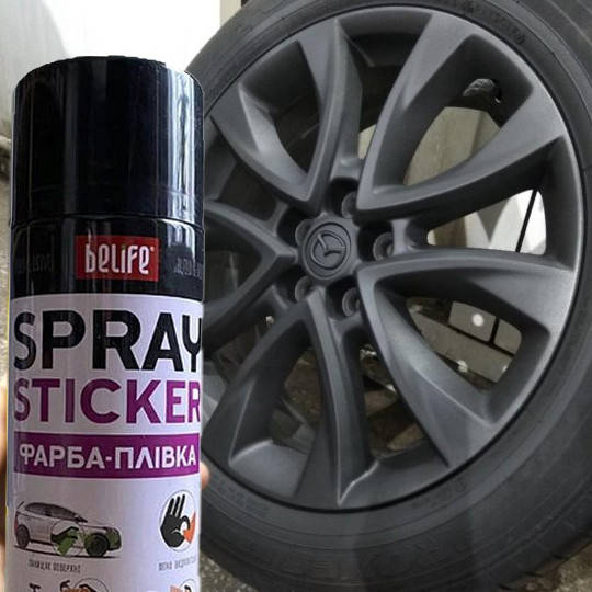 

Краска жидкая резина 400ml "Belife" черный мат (Оригинал)