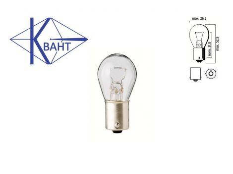 

АВТОМОБИЛЬНАЯ ЛАМПА КВАНТ P21W 12V 21W BAU15S