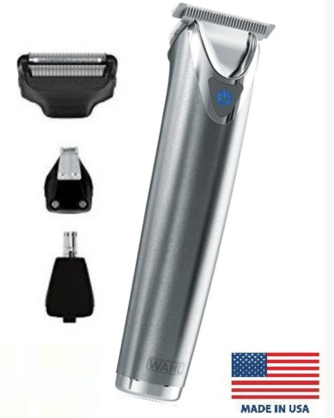 

Триммер Wahl Stainless Steel Advanced 4 ножа ,Серебро (9864-600SS)