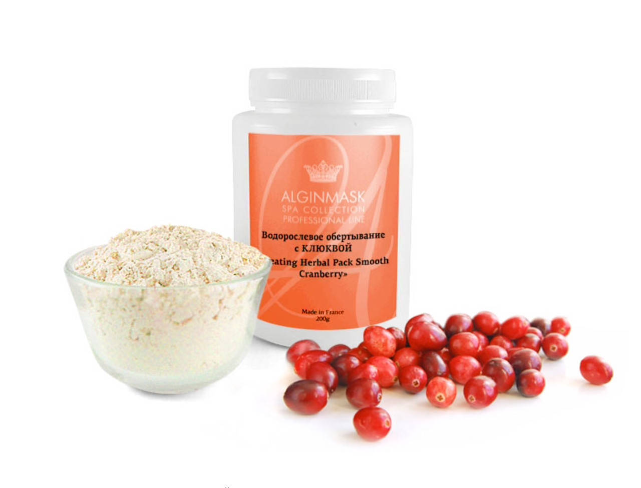 

Водорослевое обертывание с Клюквой - "Heating Herbal Pack Smooth Cranberry", 1000 г