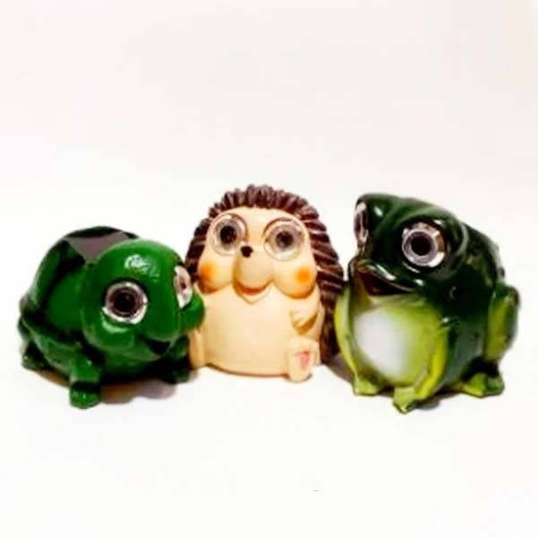 

Светильник садово-парковый на солнечной батарее Lemanso Cab123 лягушка, еж, черепаха