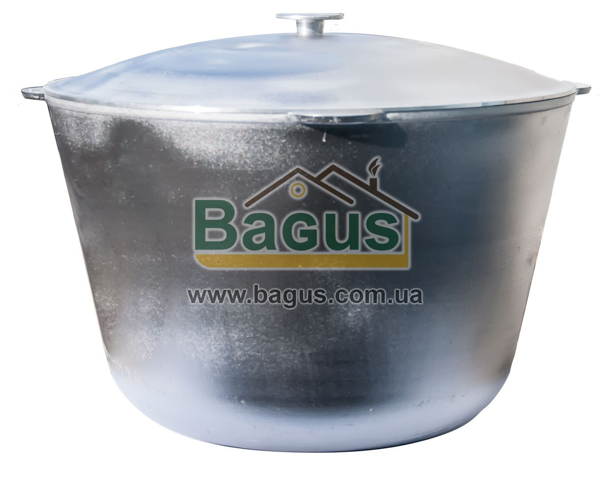Казан (каструля) алюмінієвий 70 л 58 см з ручками та кришкою Біол (K7000)