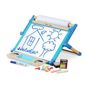 Настільний дитячий мольберт із магнітною дошкою Melissa&Doug, фото 1