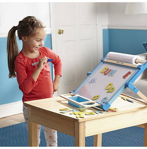 Настільний дитячий мольберт із магнітною дошкою Melissa&Doug, фото 3