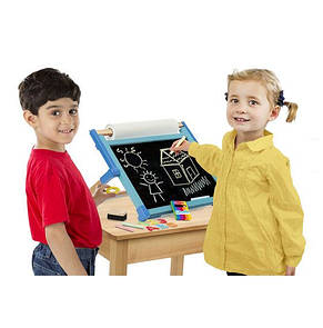 Настільний дитячий мольберт із магнітною дошкою Melissa&Doug, фото 5