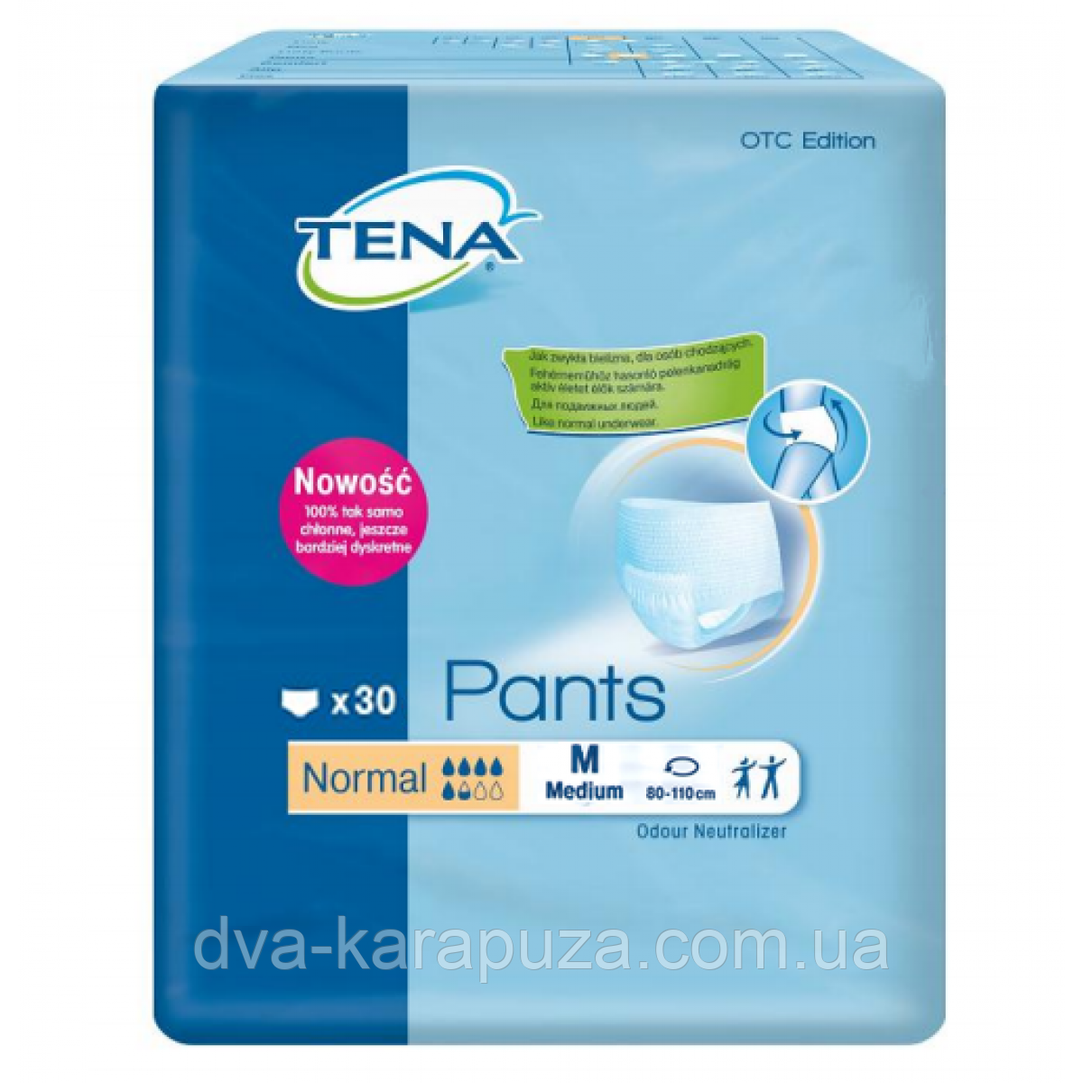 Трусики Tena Pants Normal Medium (80-110 см) 1 шт!, фото 1