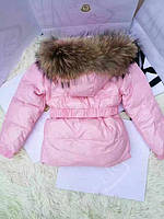 Зимний костюм куртка и полукомбинезон для девочки moncler (монклер)