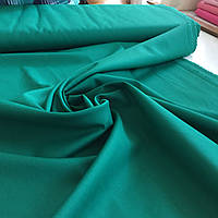 Саржа змішувальна для уніформи темно-зелена, ширина 150 см