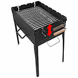 Решітка-гриль із неіржавкої сталі для мангала на 6 шампурів Mousson R6, фото 2