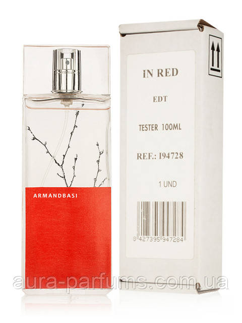 Жіночі парфуми Armand Basi In Red Tester (Арманд Басі Ін Ред) Туалетна вода 100 ml/мл Тестер