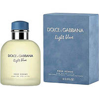 Чоловічі парфуми Dolce & Gabbana Light Blue Pour Homme (Дольче Габбана Лайт Блю Пур Хом) Туалетна вода 125 ml/мл