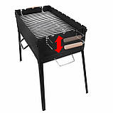 Решітка-гриль із неіржавкої сталі для мангала на 8 шампурів Mousson R8, фото 2