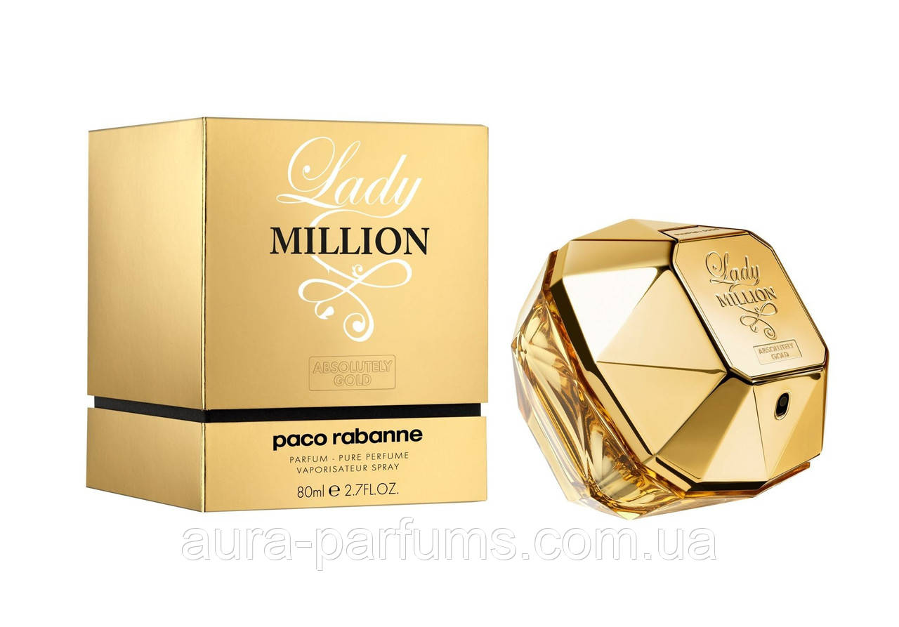 Жіночі парфуми Paco Rabanne Lady Million (Пако Рабан Леді Мільйон) Парфумована вода 80 ml/мл