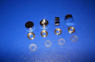 Склотримач, зеркалодержатель хром 10мм