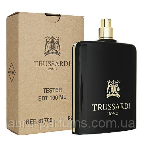 Чоловічі парфуми Trussardi Uomo Tester (Труссарді Умо) Туалетна вода 100 ml/мл Тестер