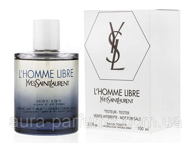 Чоловічі парфуми Yves Saint Laurent L`Homme Libre Туалетна вода 100 ml/мл Тестер - фото 1 - id-p556436028