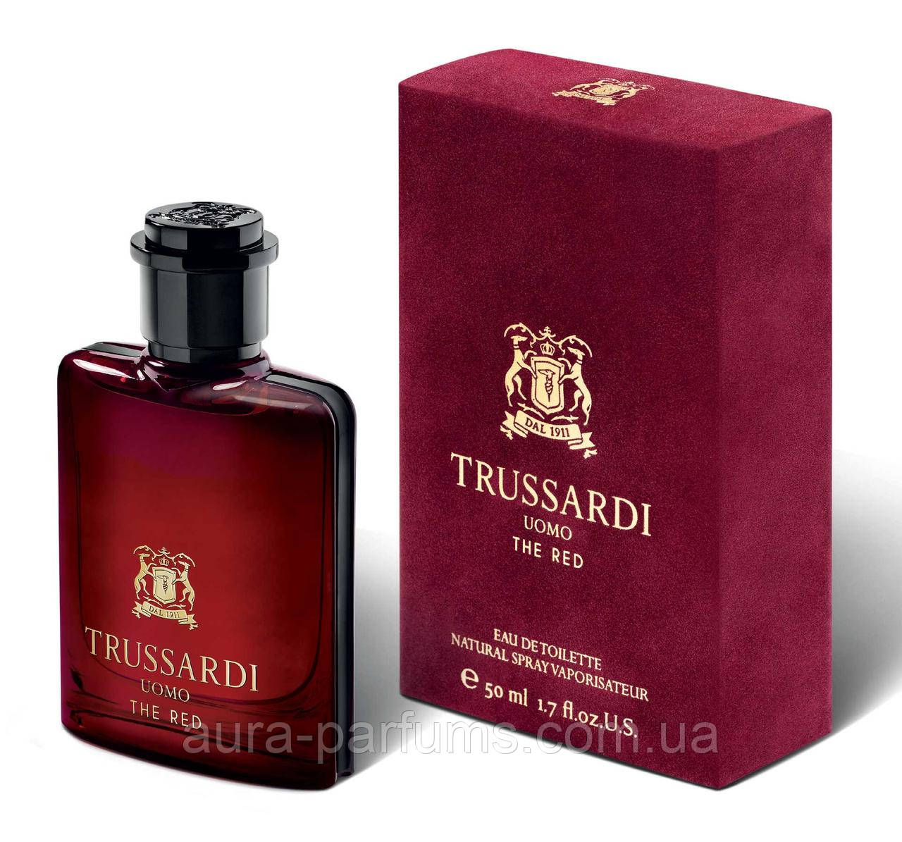 Чоловічі парфуми Trussardi Uomo The Red Туалетна вода 50 ml/мл