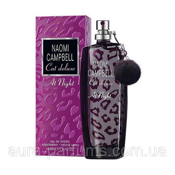 Женские духи Naomi Campbell Cat de e At Night (Наоми Кэмпбелл Кэт Делюкс Эт Найт) 75 ml/мл - фото 1 - id-p556435731