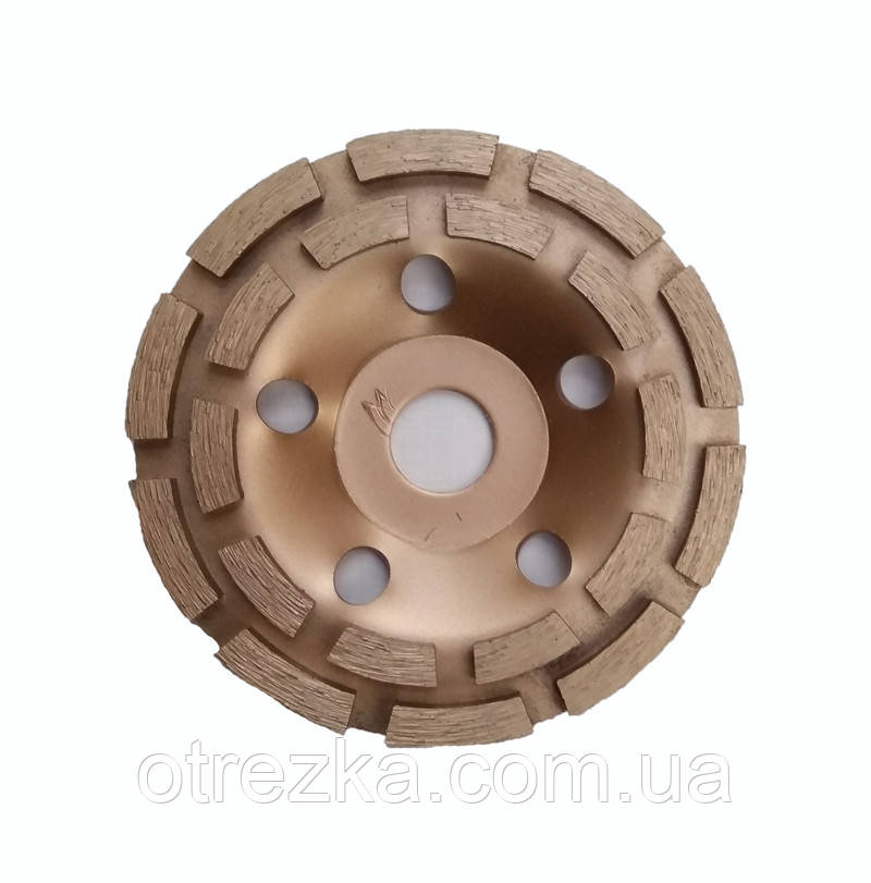 Шліфувальна чашка алмазна 125 мм. сегмент дворядний