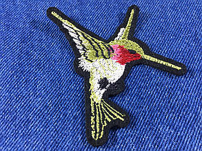 Нашивка Колібрі ліва 80х80, фото 1