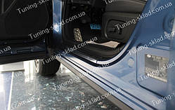 Накладки на пороги Subaru Forester 4 (накладки порогів Субару Форестер 4)
