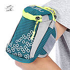 Спортивна сумка для смартфона на руку Tanluhu смарагд, фото 9