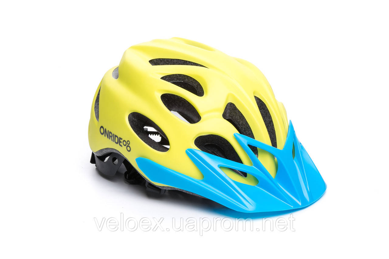 Шлем OnRide Slide желтый матовый - фото 2 - id-p556582740