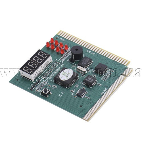 POST карта діагностики PCI-ISA зелена, фото 1